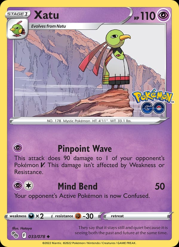 Xatu, Pokemon GO · 033/078