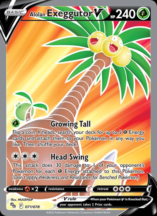 Alolan Exeggutor V, Pokemon GO · 071/078