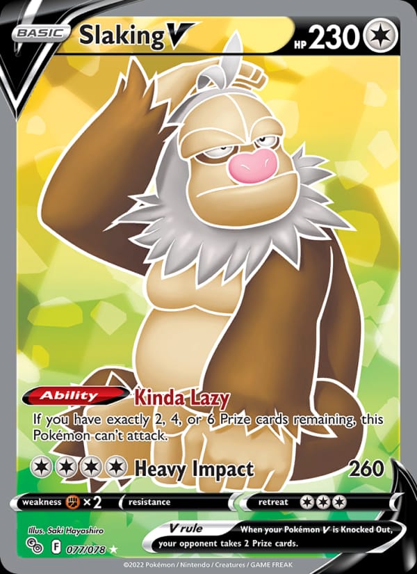 Slaking V, Pokemon GO · 077/078
