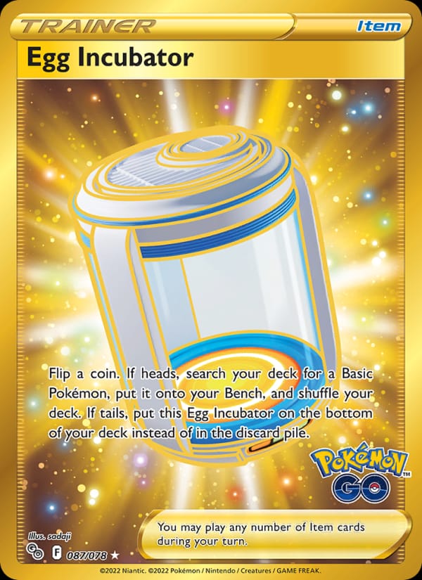 Egg Incubator, Pokemon GO · 087/078