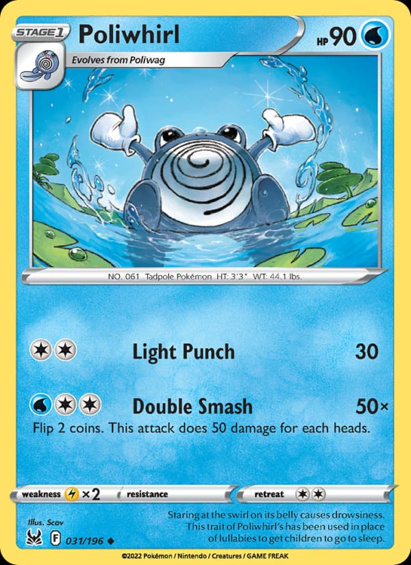 Poliwhirl, SWSH11: Lost Origin · 031/196