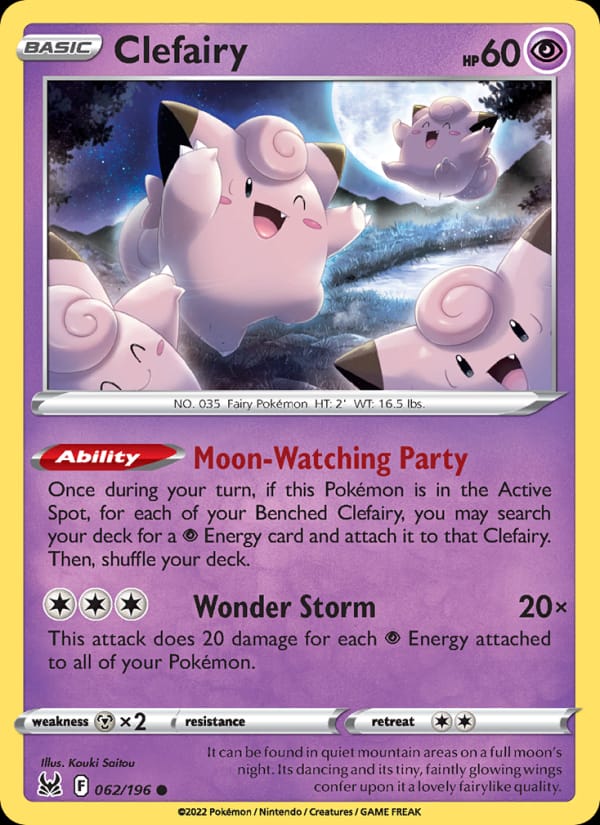 Clefairy, SWSH11: Lost Origin · 062/196