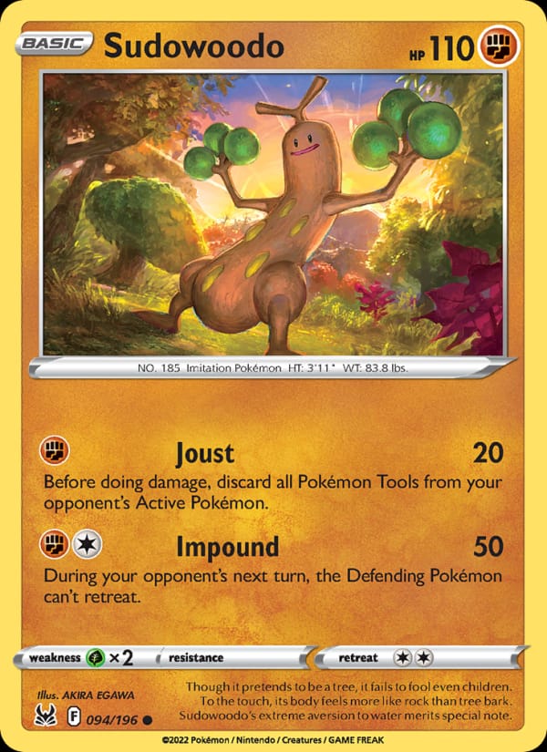 Sudowoodo, SWSH11: Lost Origin · 094/196