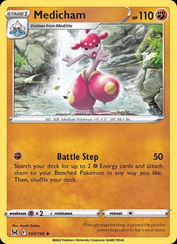 Medicham, SWSH11: Lost Origin · 100/196