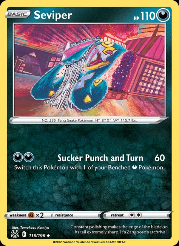 Seviper, SWSH11: Lost Origin · 116/196