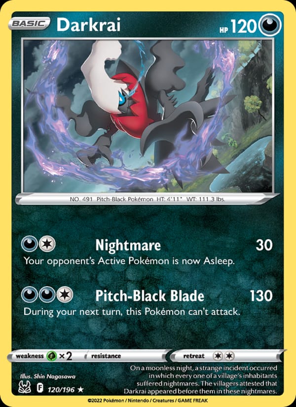 Darkrai, SWSH11: Lost Origin · 120/196