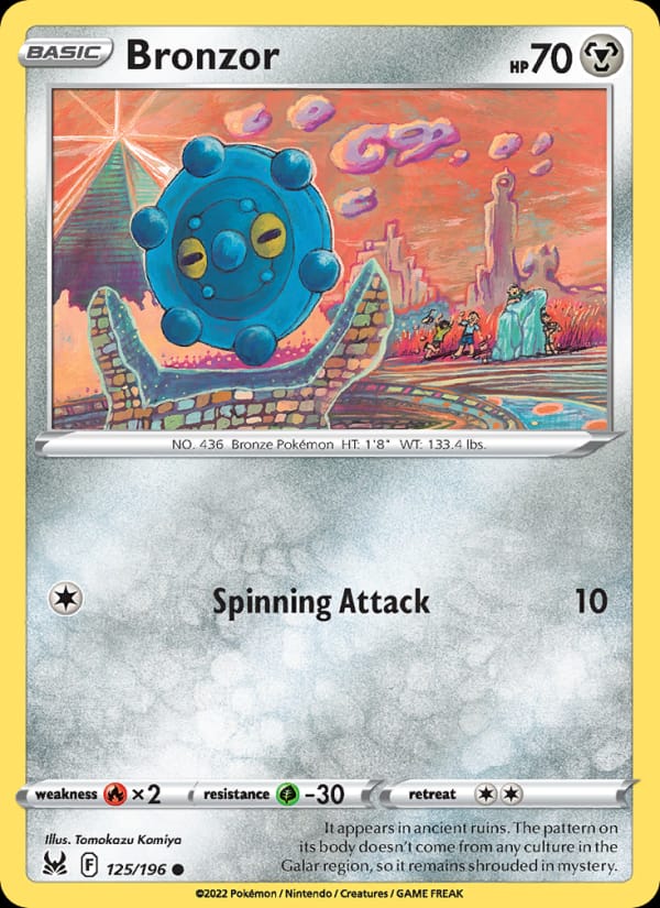 Bronzor, SWSH11: Lost Origin · 125/196