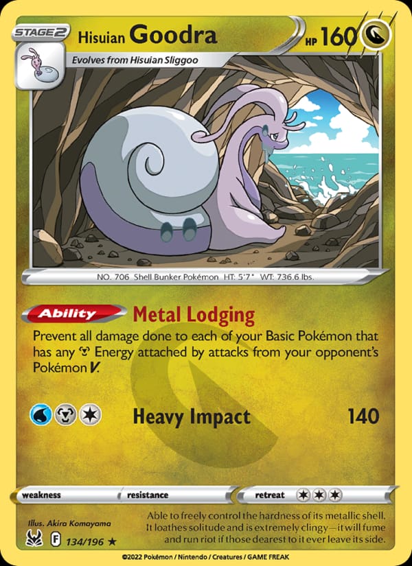 Hisuian Goodra, SWSH11: Lost Origin · 134/196