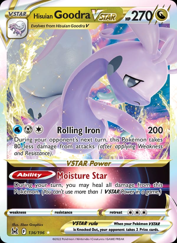 Hisuian Goodra VSTAR, SWSH11: Lost Origin · 136/196