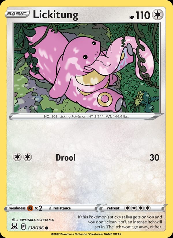 Lickitung, SWSH11: Lost Origin · 138/196