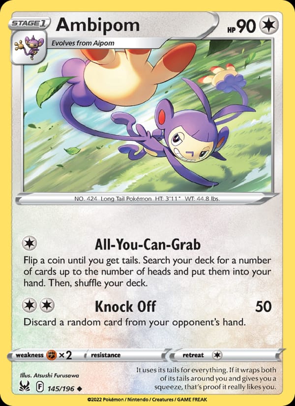 Ambipom, SWSH11: Lost Origin · 145/196