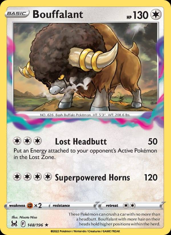 Bouffalant, SWSH11: Lost Origin · 148/196