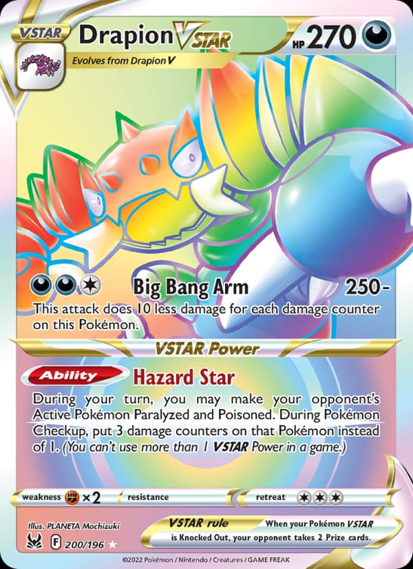 Drapion VSTAR, SWSH11: Lost Origin · 200/196