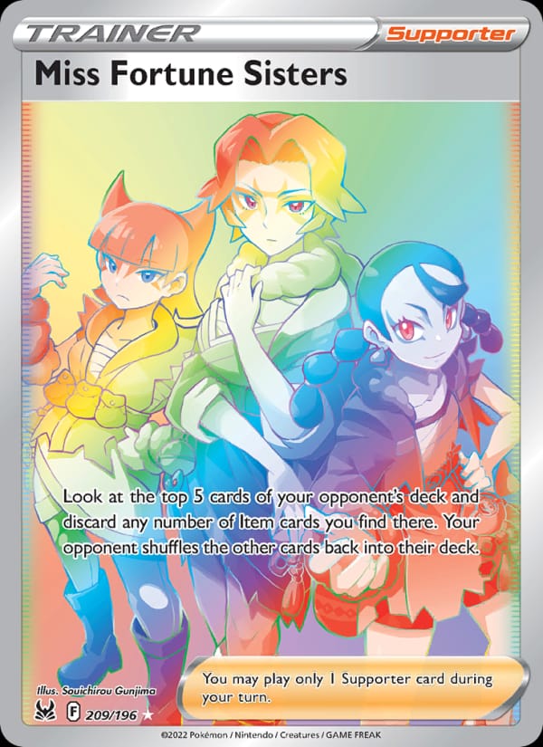 Miss Fortune Sisters, SWSH11: Lost Origin · 209/196
