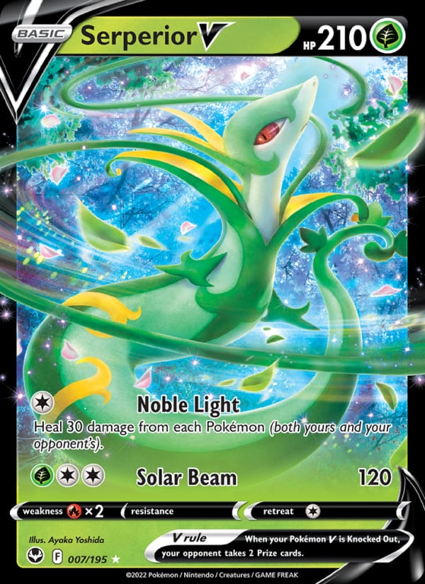 Serperior V, SWSH12: Silver Tempest · 007/195
