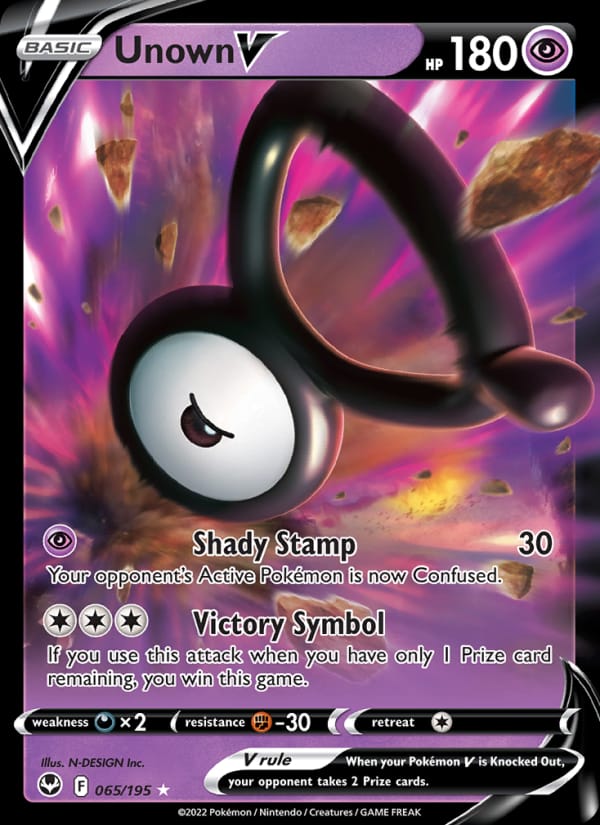 Unown V, SWSH12: Silver Tempest · 065/195