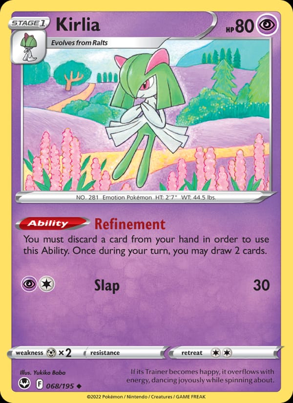 Kirlia, SWSH12: Silver Tempest · 068/195