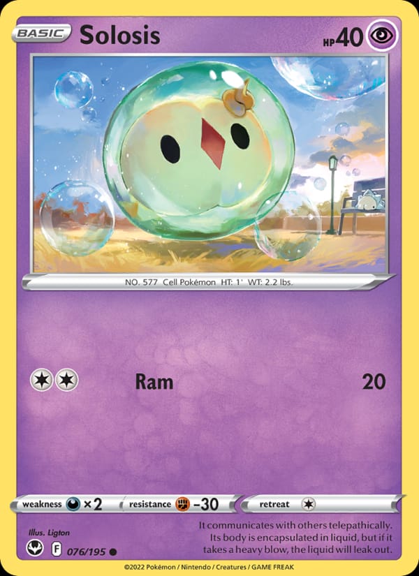Solosis, SWSH12: Silver Tempest · 076/195