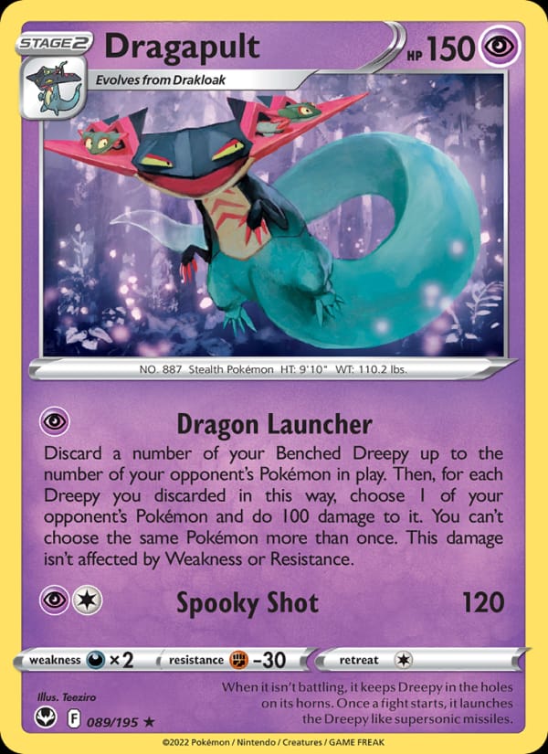 Dragapult, SWSH12: Silver Tempest · 089/195