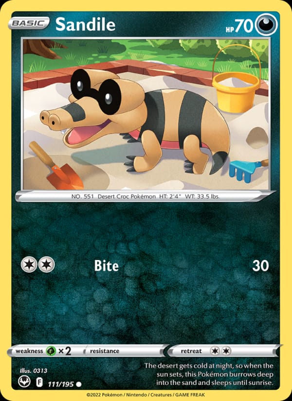 Sandile, SWSH12: Silver Tempest · 111/195