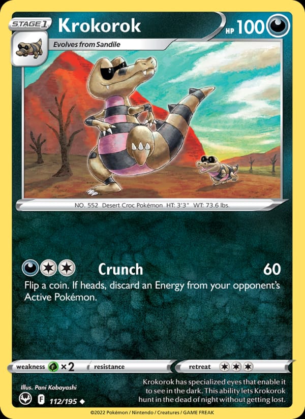 Krokorok, SWSH12: Silver Tempest · 112/195