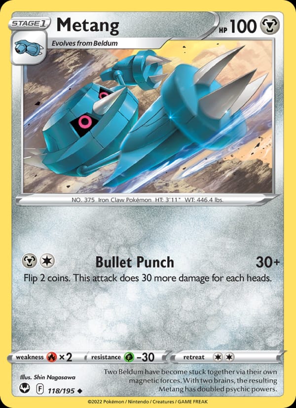 Metang, SWSH12: Silver Tempest · 118/195