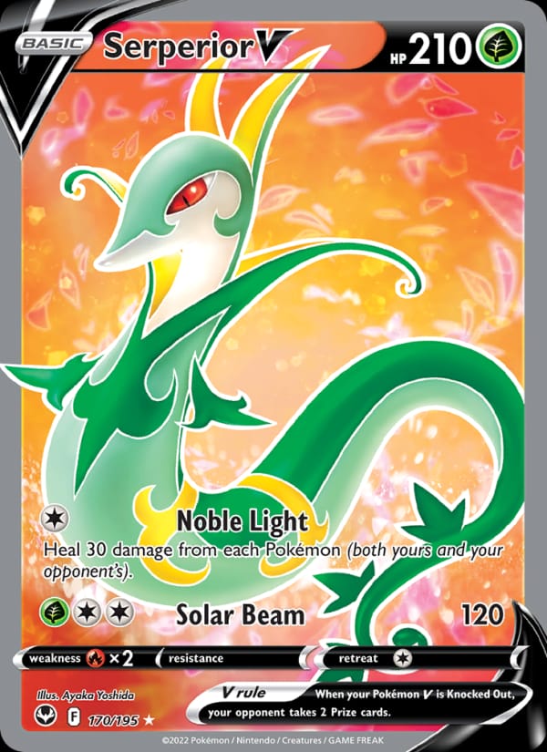 Serperior V, SWSH12: Silver Tempest · 170/195