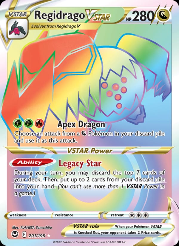 Regidrago VSTAR, SWSH12: Silver Tempest · 201/195