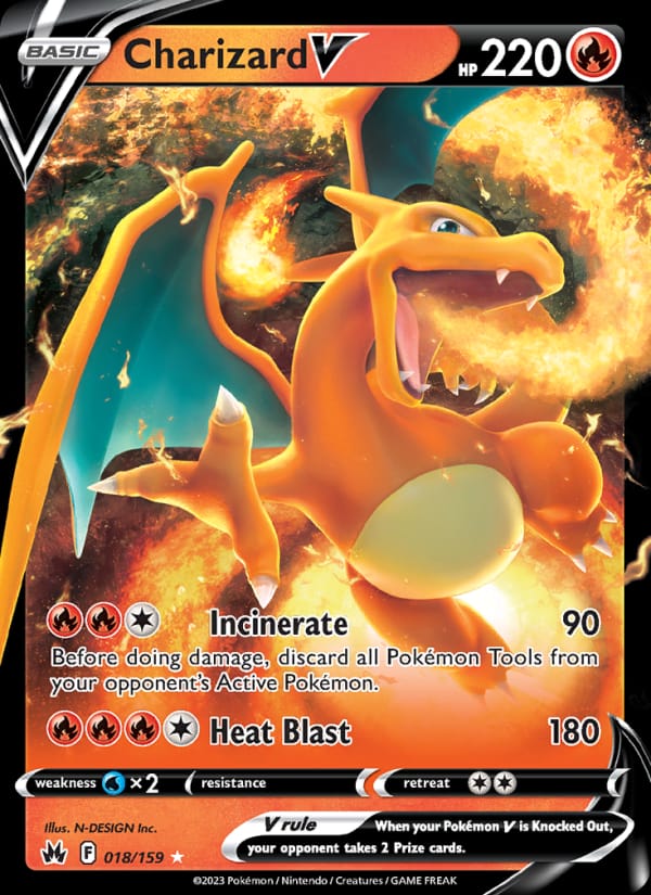 Charizard V, SWSH: Crown Zenith · 018/159