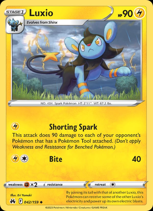 Luxio, SWSH: Crown Zenith · 042/159