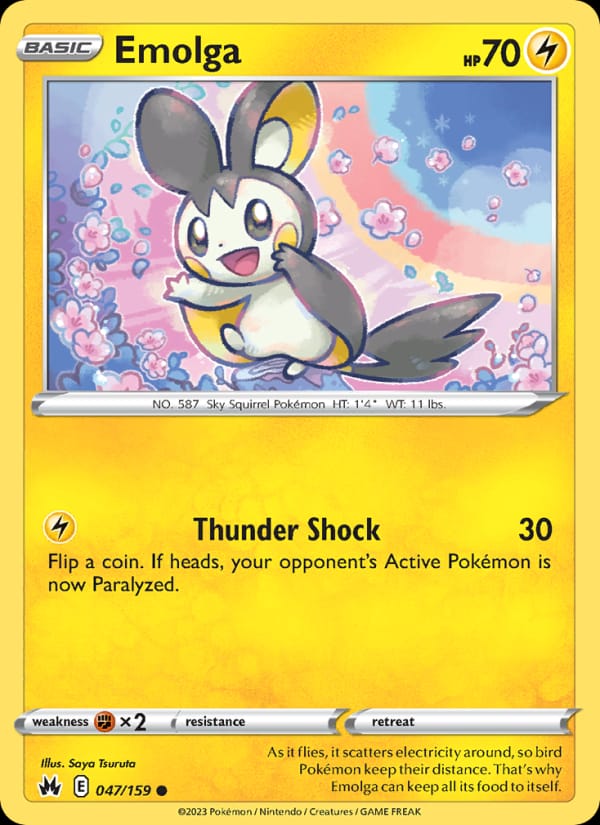 Emolga, SWSH: Crown Zenith · 047/159