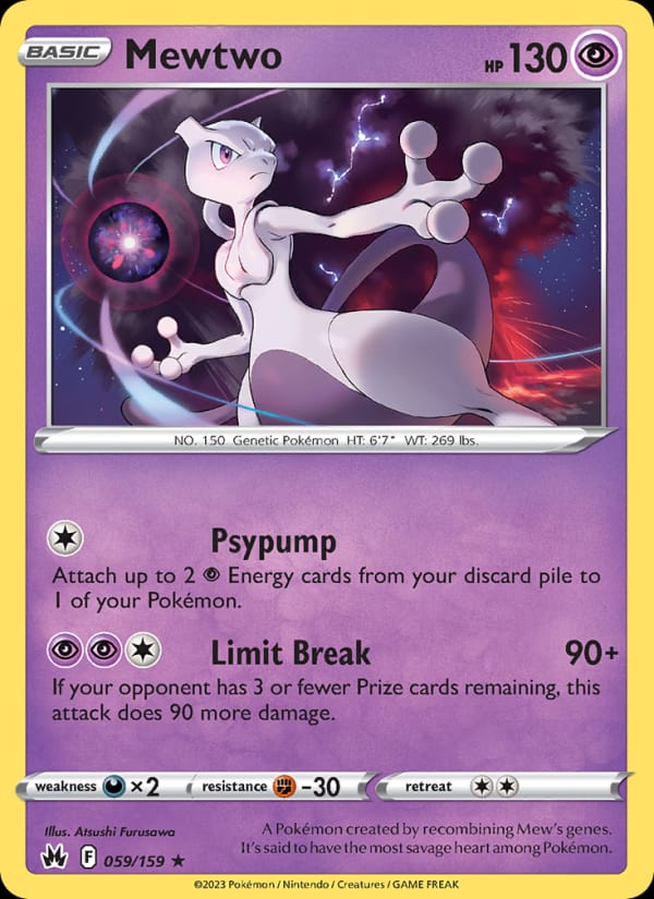 Mewtwo, SWSH: Crown Zenith · 059/159