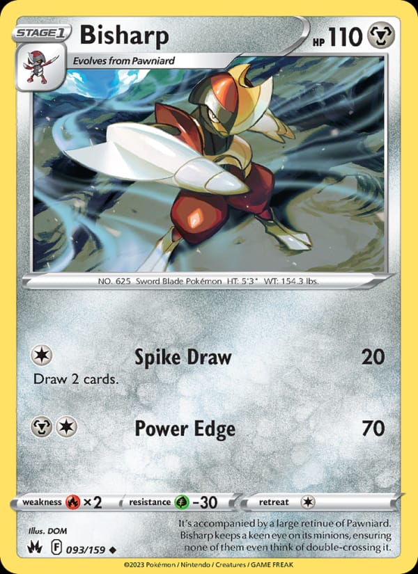 Bisharp, SWSH: Crown Zenith · 093/159