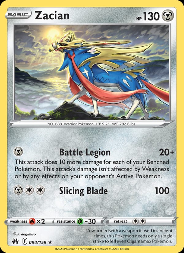Zacian, SWSH: Crown Zenith · 094/159