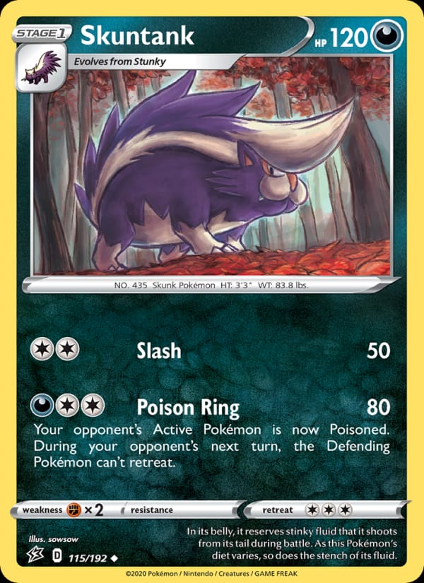 Skuntank, SWSH02: Rebel Clash · 115/192