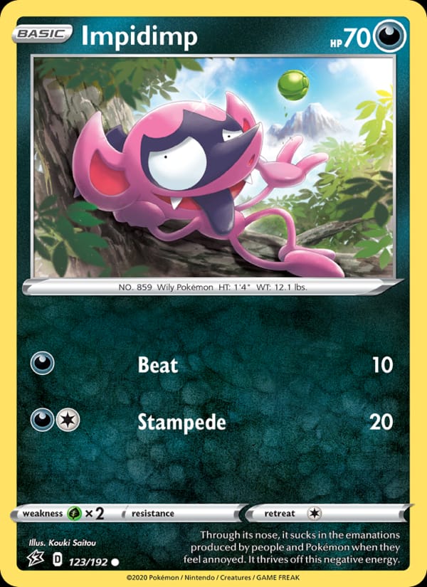 Impidimp, SWSH02: Rebel Clash · 123/192