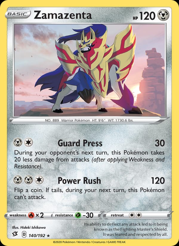 Zamazenta, SWSH02: Rebel Clash · 140/192