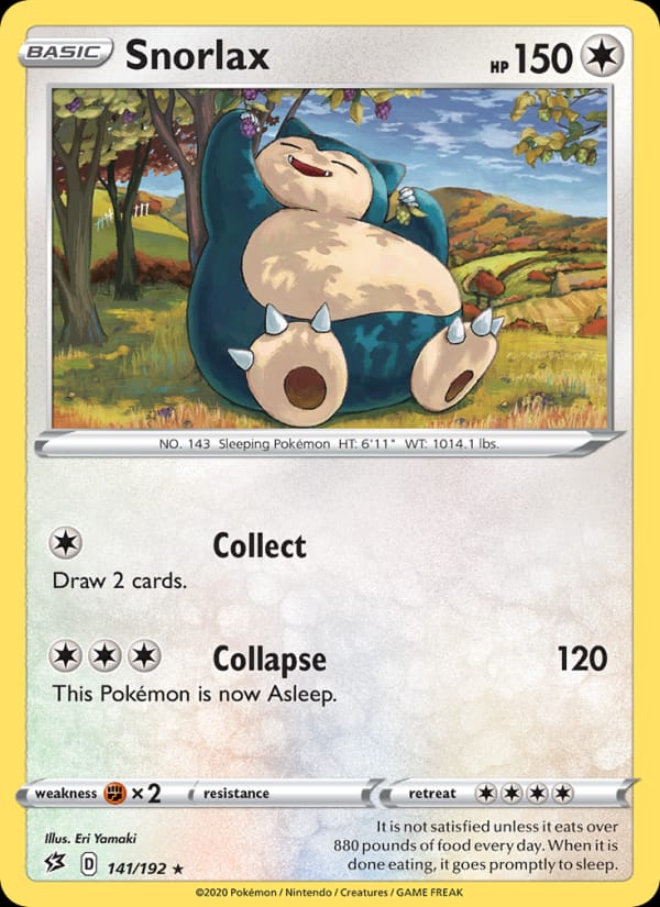 Snorlax, SWSH02: Rebel Clash · 141/192