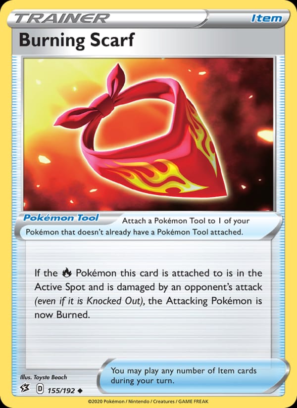 Burning Scarf, SWSH02: Rebel Clash · 155/192