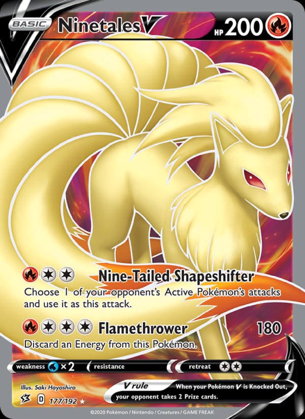 Ninetales V, SWSH02: Rebel Clash · 177/192