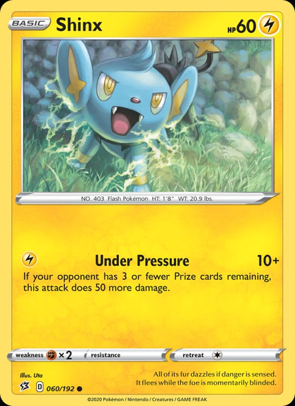 Shinx, SWSH02: Rebel Clash · 060/192
