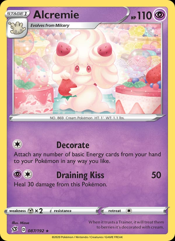 Alcremie, SWSH02: Rebel Clash · 087/192
