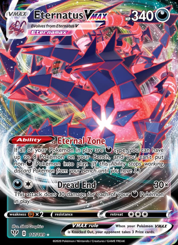 Eternatus VMAX, SWSH03: Darkness Ablaze · 117/189