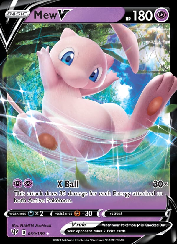 Mew V, SWSH03: Darkness Ablaze · 069/189