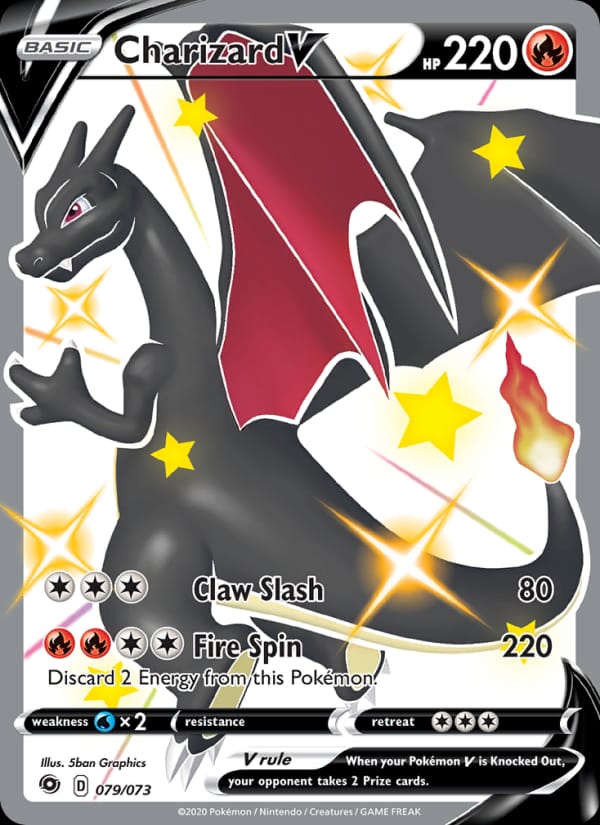 Charizard V, Champion's Path · 79/73