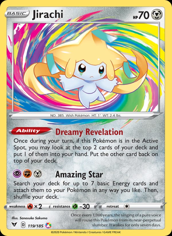 Jirachi, SWSH04: Vivid Voltage · 119/185