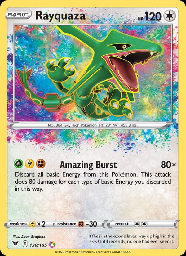 Rayquaza, SWSH04: Vivid Voltage · 138/185