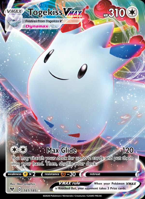 Togekiss VMAX, SWSH04: Vivid Voltage · 141/185