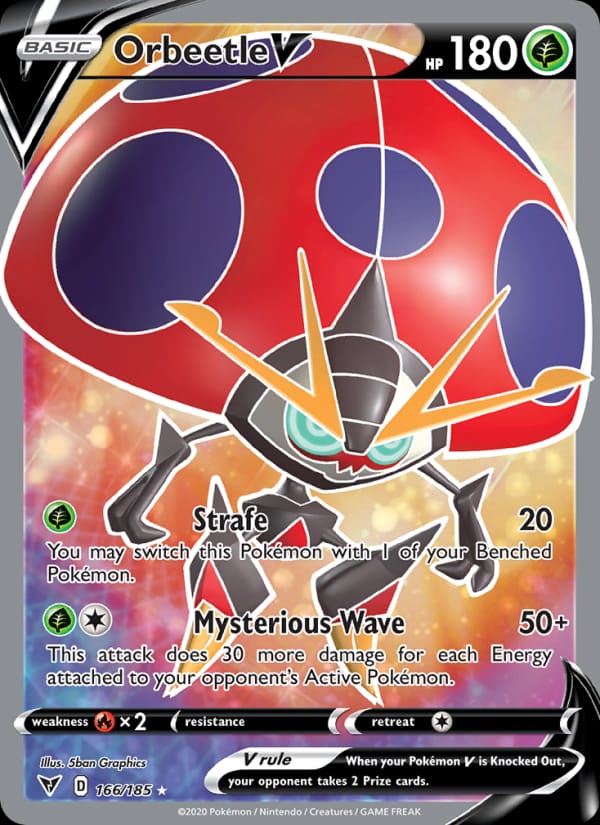 Orbeetle V, SWSH04: Vivid Voltage · 166/185