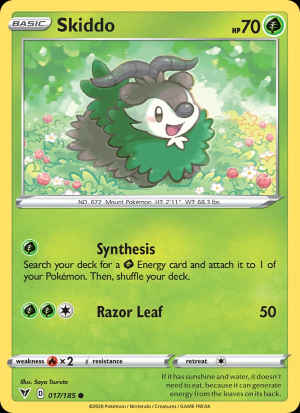 Skiddo, SWSH04: Vivid Voltage · 017/185